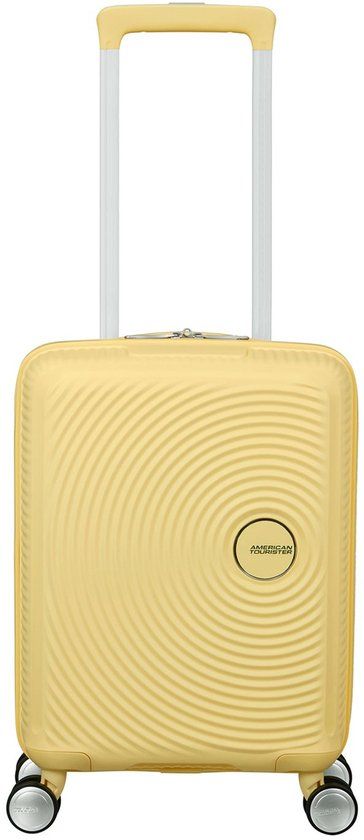 American Tourister Soundbox Mini Spinner 47/16 pastel yellow | Hardcase | Handbagage