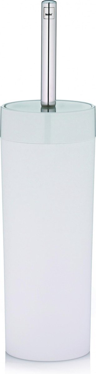 Kela toiletborstel Lis 37,5 cm wit/chroom 2 delig