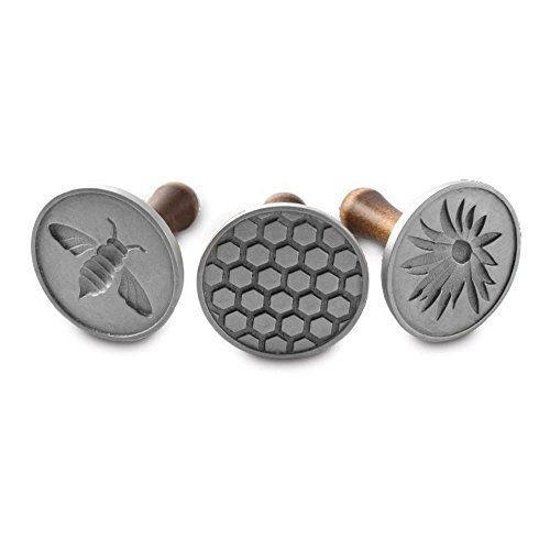 Nordic Ware Cookie Stamp - Honeybees - Silver
