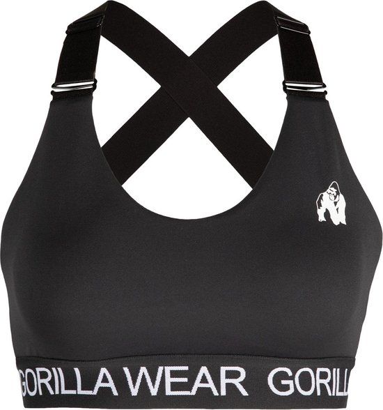 Gorilla Wear Colby Sportbeha - Zwart - XS