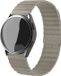 Strap-it Samsung Galaxy Watch 4 44mm Bande en cuir Khaki