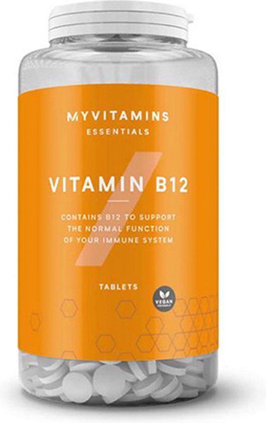MYVITAMINS Vitamin B12 (180 Tabs) Unflavoured