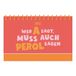 Mini-Kalender GRAFIK WERKSTATT Mini-Kalender Colour Up 2027 Wer A sagt, muss auch PEROL sagen