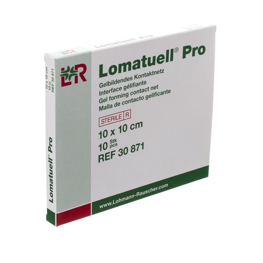 Lohmann Lomatuell Pro Steriel 10X10cm 10 stuks