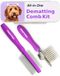 Poodoodle Mooie Poedels & Doodles Grommen Tool Set Honden en Katten Kam Voor Deshedding Ondervacht Haar Goldendoodles, Labradoodle, Asuusiedoodle Borstel Verwijderen Knopen Matten