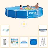 Intex Rond Frame Zwembad - 366 x 76 cm - Blauw