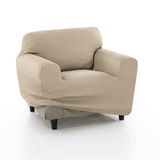 ECOMMERC3 Bankhoes, maat 1-zits, 70-110 cm, bankeffect, beige, eenvoudige installatie, pasvorm