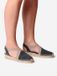 Toni Pons VERDI-V | Veganistische platte espadrilles voor dames van katoen - ZWART, maat 38