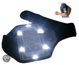 ABC-LED Sportarmband met LED verlichting en reflectie