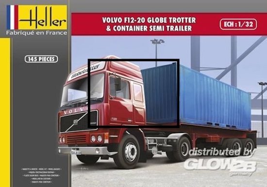 Heller Volvo F12-20 & container semi trailer