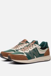 Woden Rigmor Sneakers Femme Baskets basses 37 Cuir/Textile Caramel/Deep Forest