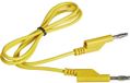 Voltcraft Meetsnoer Banaanstekker 4 mm Banaanstekker 4 mm 1.00 m Geel 1 stuk(s)
