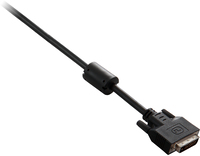 V7 Black Video Cable DVI-D Male to DVI-D Male 2m 6.6ft