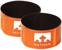 Nathan United Sports Brands Reflex Reflecterende Klaparmbanden – 2-Pack Oranje/Wit/Multikleurig
