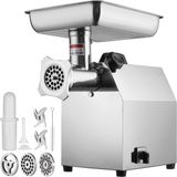 Vevor Broyeur à viande électrique 1100W Acier inoxydable 360 kg/h Certification ETL