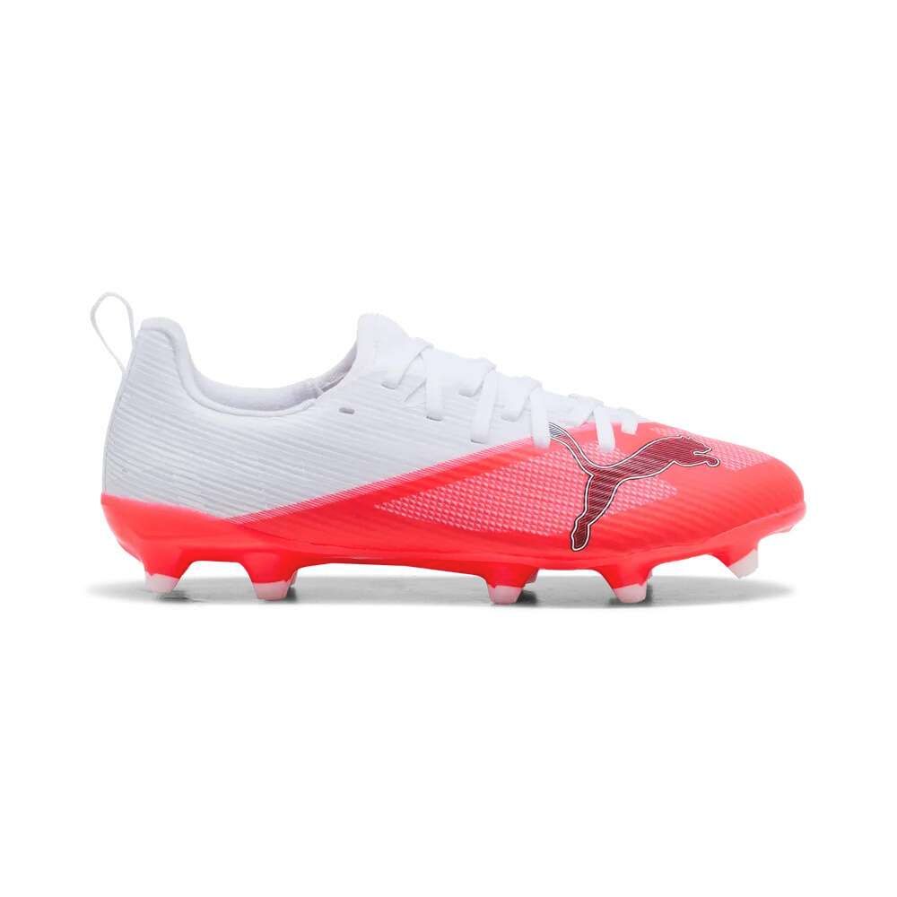 PUMA ULTRA 7 MATCH FG/AG Jr Unisex Sportschoenen - Ultra Red-PUMA Black-PUMA White