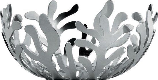 Alessi Waxinelichtjeshouder Mediterraneo - rvs/goudkleurig - 9 cm