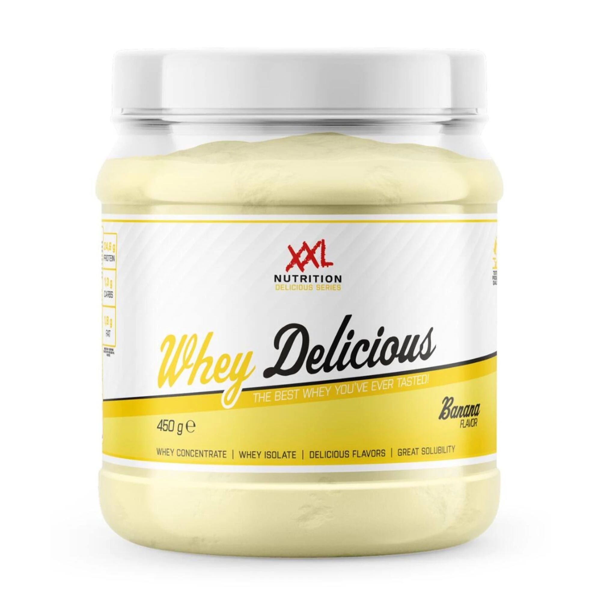 Xxl whey delicious banaan 450gr