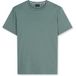 OLYMP Casual T-shirt coupe droite col rond vert, uni