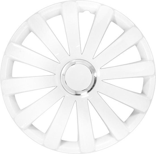 AutoStyle Wieldop Set Spyder 14 White Chro