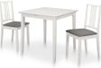 Maison Exclusive - Ensemble de salle à manger 3 pièces, MDF, blanc