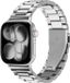Selected by GSMpunt.nl SBG RVS Schakel Bandje Geschikt voor Apple Watch 1/2/3/4/5/6/7/8/9/10/11/SE - 38/40/41/42MM - Roestvrij Staal Horlogebandje Zilver