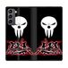 Beschermhoes Samsung Galaxy S21 Plus Beschermhoes van leer, Manga Soul Eater, zwart
