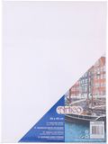 Merkloos / Sans marque Schilderdoek - 3x - canvas - 40 x 30 cm - blanco doek