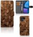 B2Ctelecom Book Style Case voor Fairphone 5 Wooden Cubes