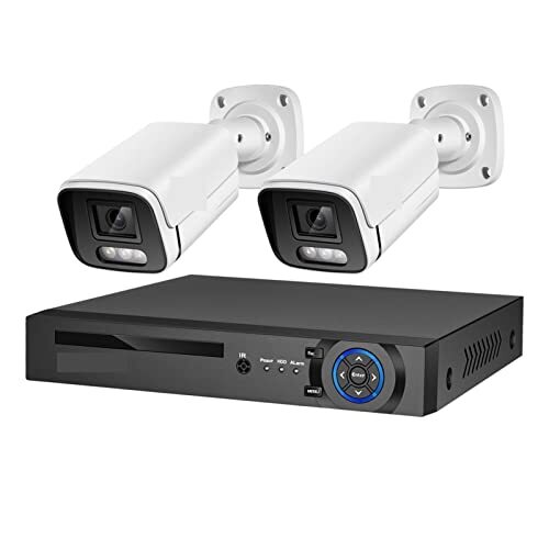 GIXAA HDbeveiligingscamerasysteem 8mp 4K AI Face Detection Security