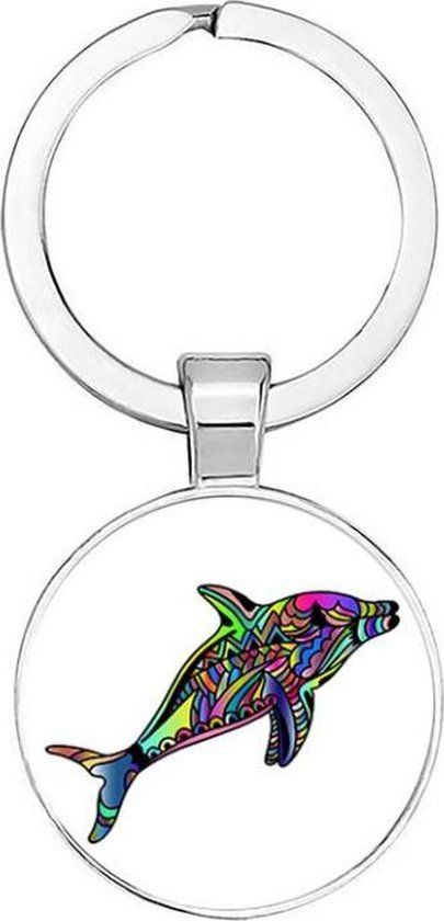 Akyol - Dolphin Keychain - Silver - Unisex