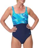 Speedo New Contour Eclipse Badpak Dames Navy Blauw