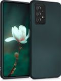 kwmobile hoesje geschikt voor Samsung Galaxy A52 / A52 5G / A52s 5G - Hoesje voor smartphone - Back cover in metallic petrol