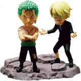 Bandai Namco Bandai One Piece World Collectable Log Stories Figuur - Roronoa Zoro & Sanji