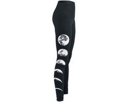 Gothicana by EMP Gothicana Zwarte legging met maan - Dames - S