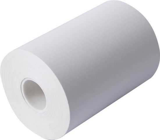 Brother BFA-274106-080 zwart op wit doorlopende, linerless labelrol van 106 mm breed en 51,8 meter lang