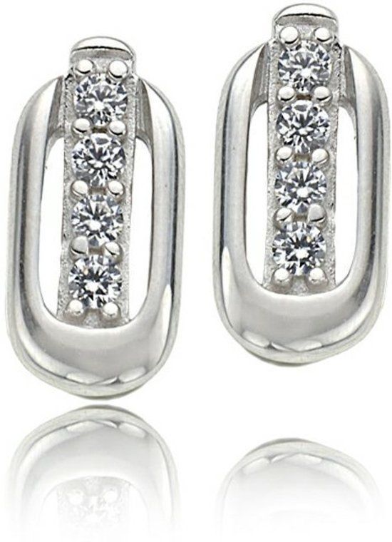 Orphelia Oorbel Fineline Zirconium Sterling Zilver 925 - 5400470121932