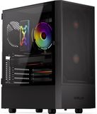 Krux DeepCool SilentGuard - Pc-behuizing - 3x Ventilatoren - Minimalistisch - Zwart