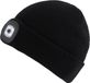 Regatta Unisex beanie muts met oplaadbare lamp Zwart