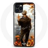 Maniacase Hoesje voor Iphone 11 Pro Max Satoru Gojo Jujutsu Kaisen Anime kunst