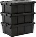IRIS Powerbox Robuust Opbergbox - 43L - 100% Recycled Kunststof - Zwart - Set van 3