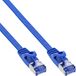 Inline-patchkabel InLine Inline-patchkabel plat, U/FTP, Cat.6A, blauw, 1 m