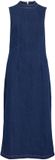 VILA Denim jurk VIWIONA Midi Dark Blue Denim1