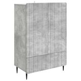 vidaXL Dressoir Betongrijs 66 x 34,5 x 97 cm Bewerkt hout