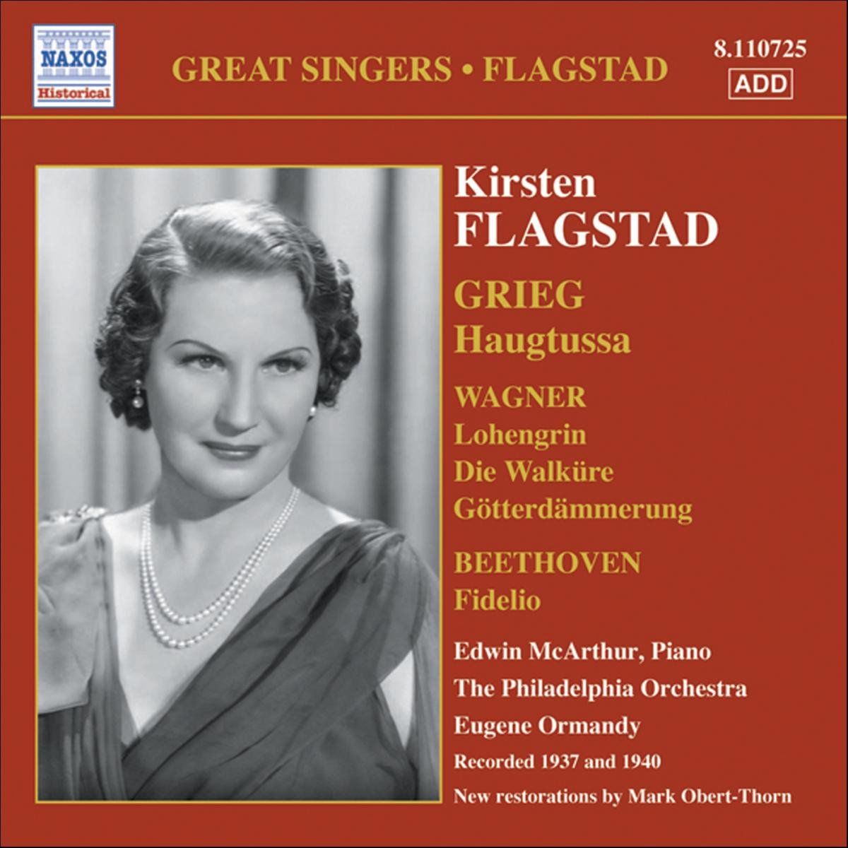 OUTHERE Flagstad, Kirsten: Songs And A - Muziek