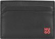 HUGO Porte-cartes en cuir Tibby Cardcase Black Noir