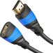 KabelDirekt – 4M HDMI-verlengkabel (4K @60Hz voor Ultra HD - High Speed met Ethernet, compatibel met HDMI 2.0/1.4, verlengkabel voor Blu-ray/PS5/Xbox Series X/Switch, zwart)