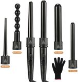 Multifonctionnel 6-en-1, ensemble interchangeable avec revêtement céramique avec gants