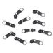 cyclingcolors 10 x vervangende ritssluiting-reparatieset voor ritssluiting hoofd nr. 5 schuivers voor kleding, tassen, jassen, tassen, koffers, jeans, matgrijs