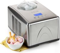DOMO DO9066I IJsmachine - Zelfvriezend met compressor - 1.5 L - RVS - Zilver